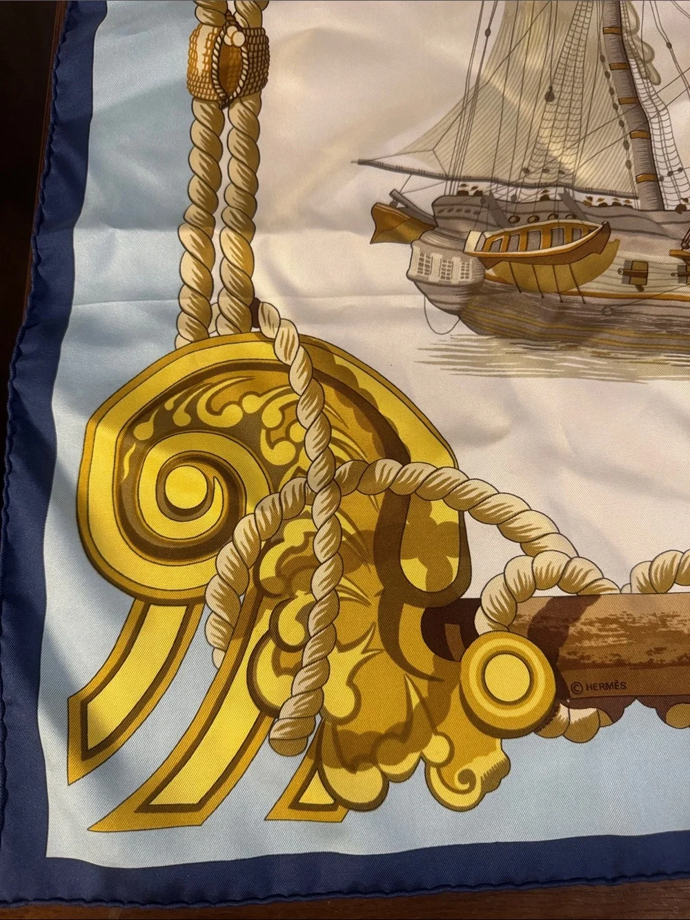 Hermes Paris silk scarf